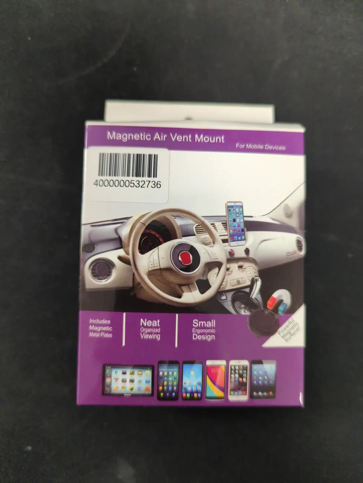 Telefono laikiklis automobilinis universalus magnetinis