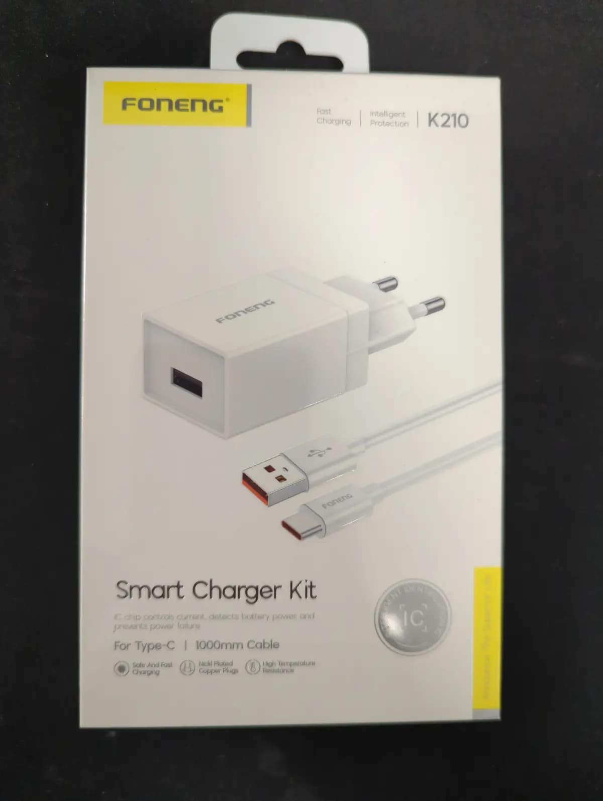 Įkroviklis Foneng K210 2.1A USB-A ...