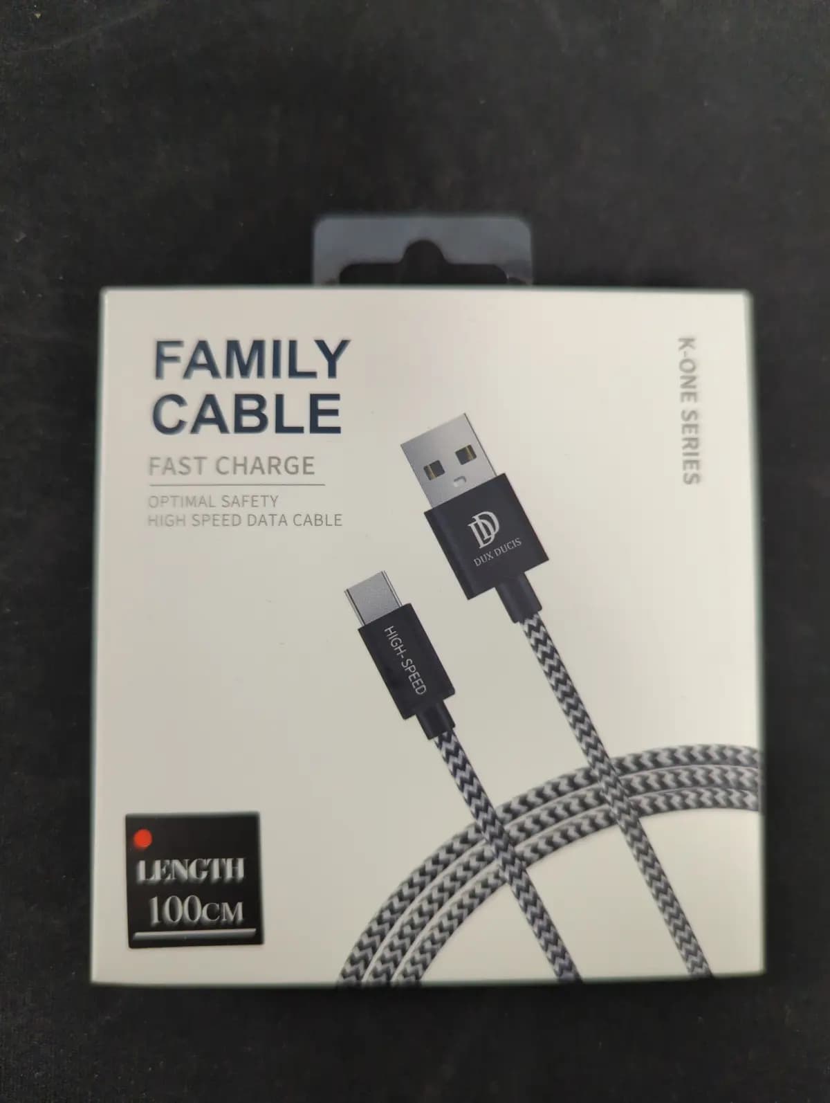 USB kabelis Dux Ducis K-ONE Type-C FastCharging 1.0m