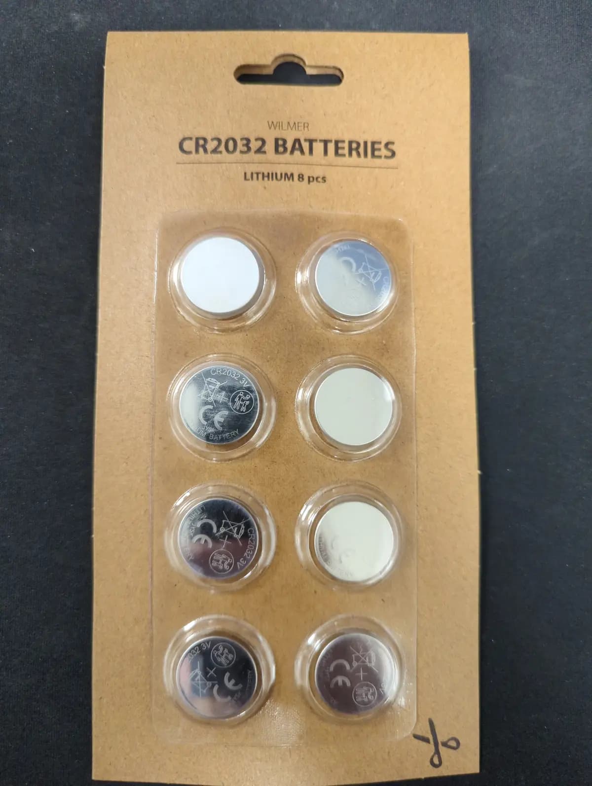 CR2032 baterijos 8vnt