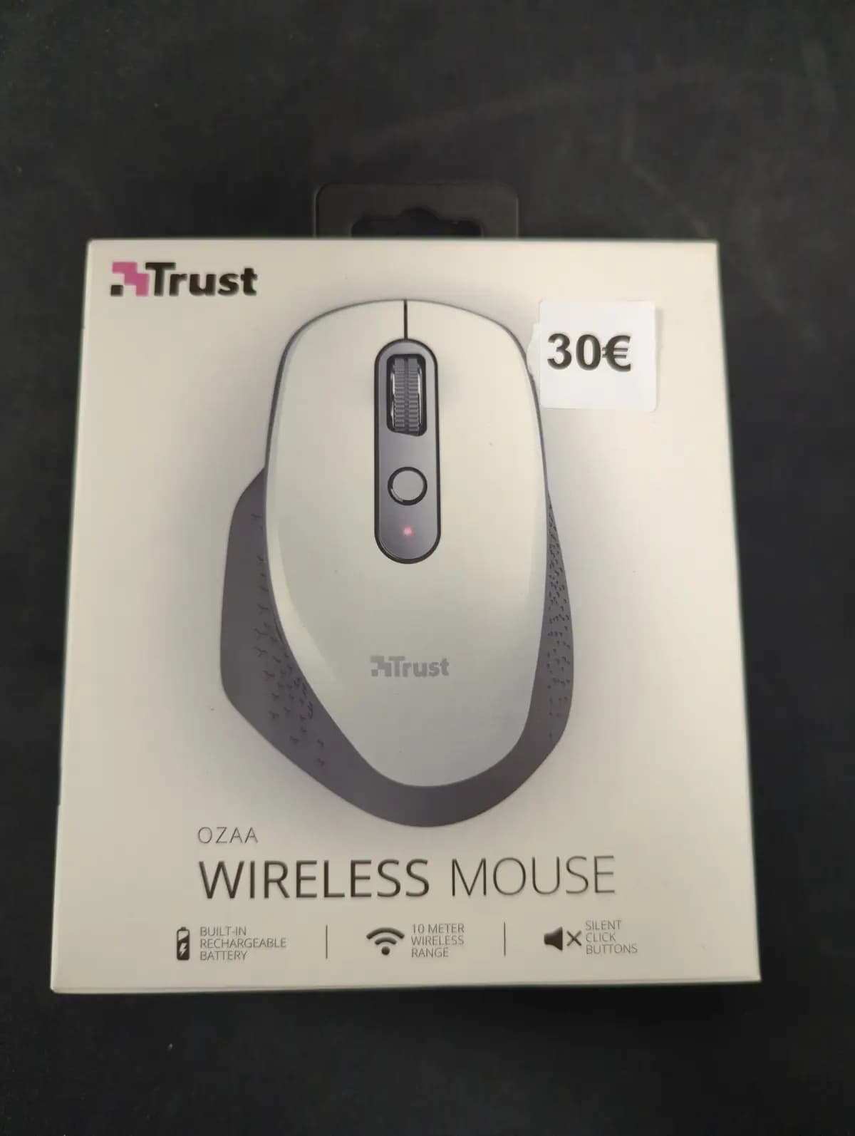 Pelyte MOUSE USB OPTICAL WRL/OZAA WHITE 24035 TRUST