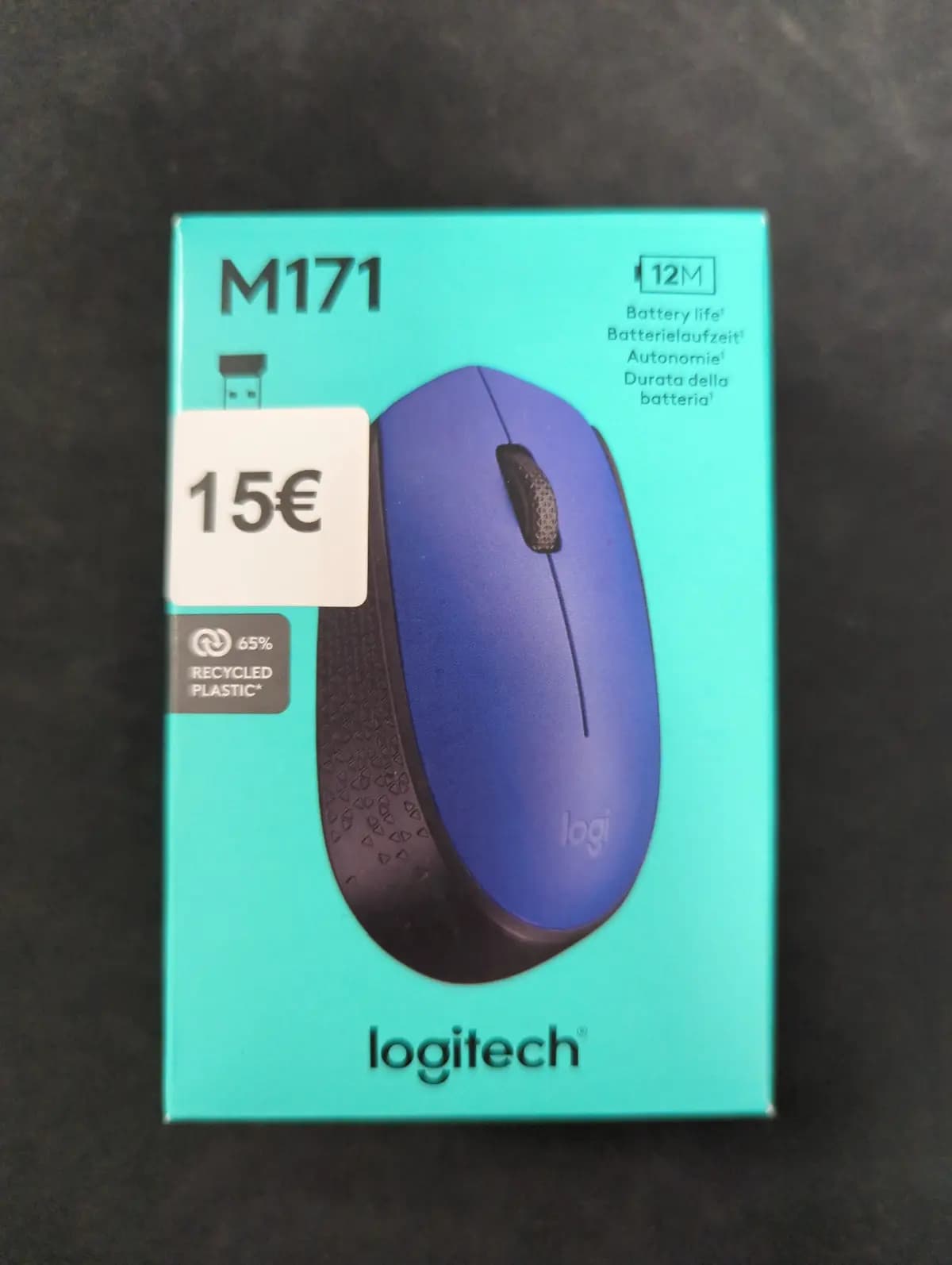 LOGITECH M171 belaidė pelė