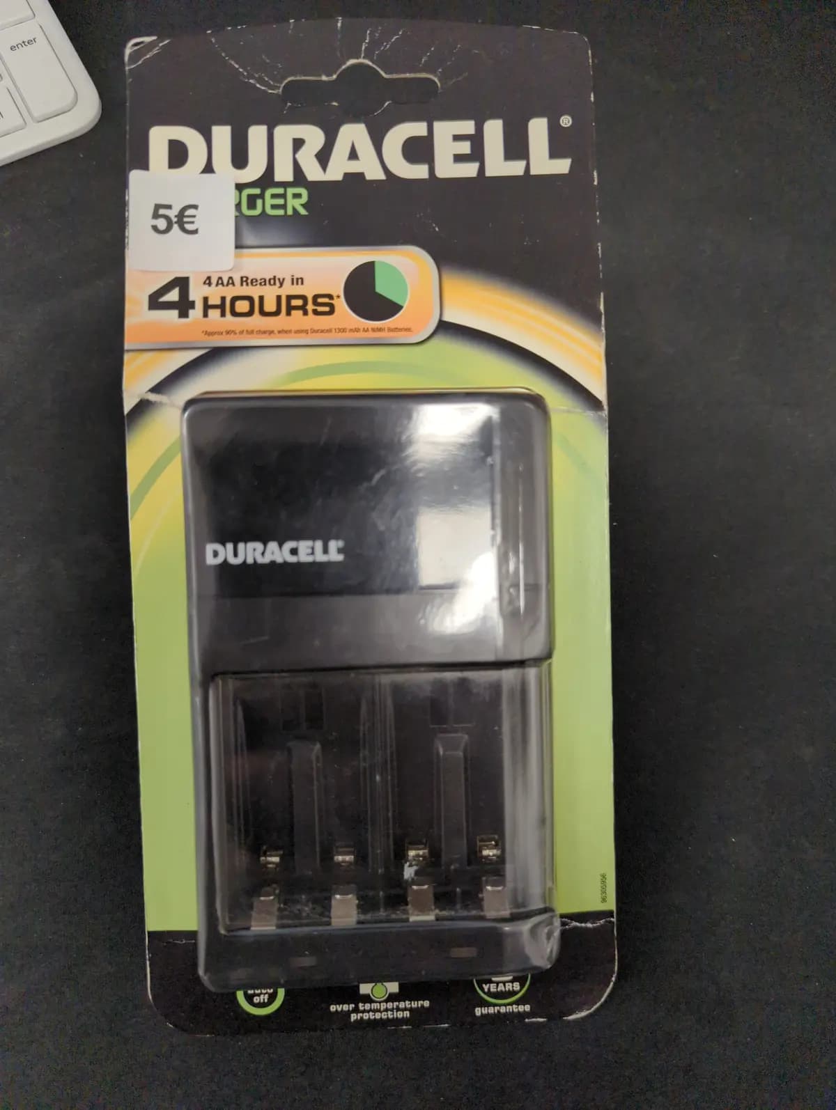 baterijos kroviklis DURACELL