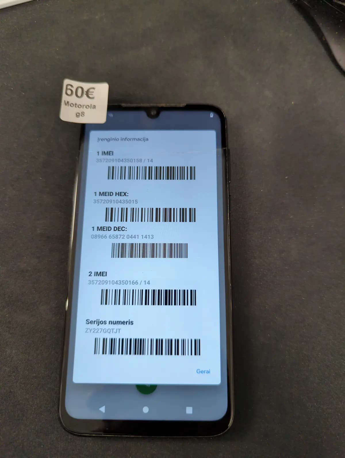 Motorola G8