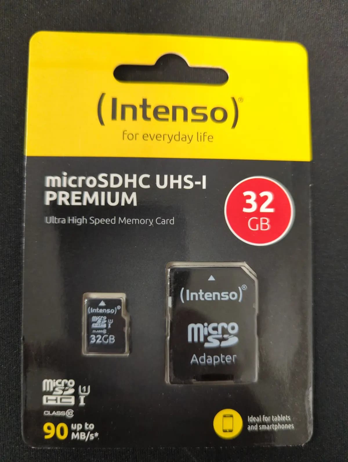 Atminties kortelė Intenso Micro SDHC, UHS-I, CL10, 32GB