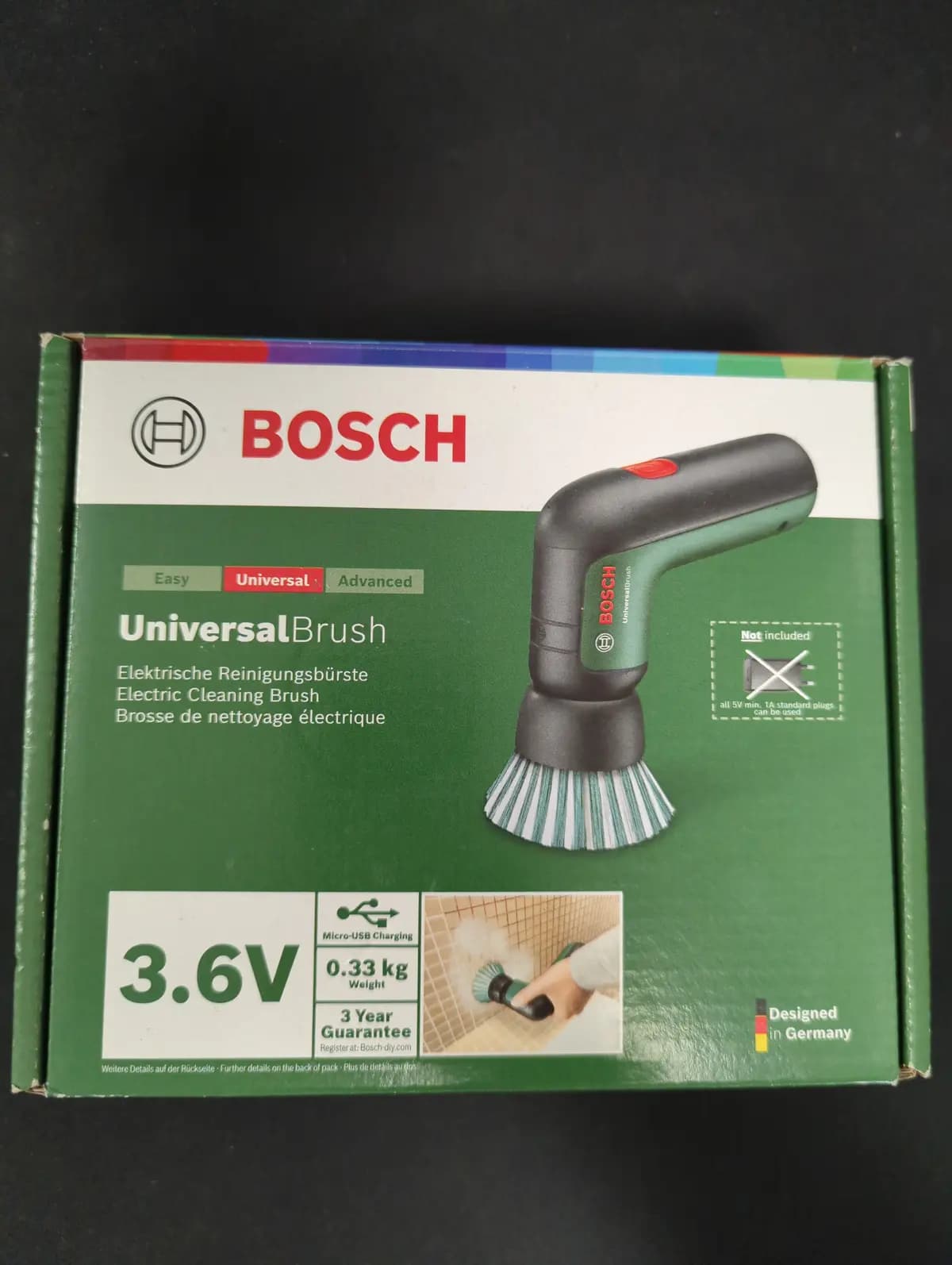 Akumuliatoriaus šepetys Bosch Universalbrush (3.6V / 1.5Ah)