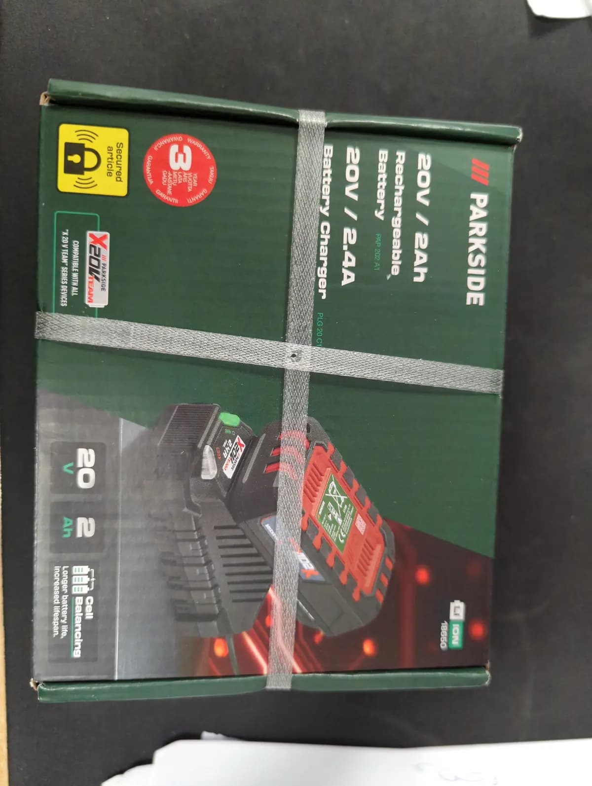 Parkside ikroviklis + baterija 2,0ah