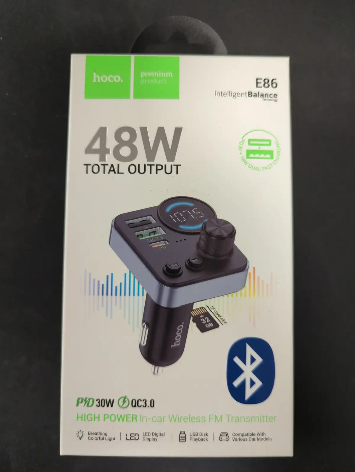 Hoco DOT 86 BT FM modulators A+C 30W