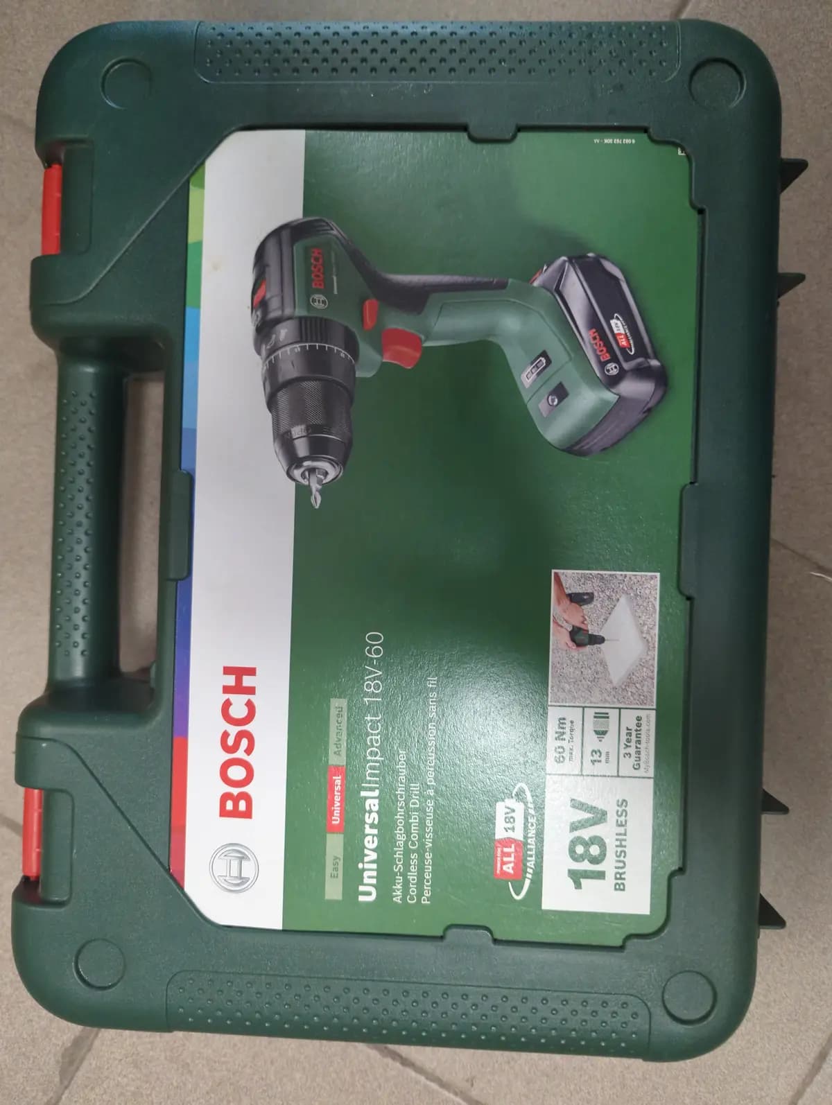 Suktukas bosch universal impact 18V-60