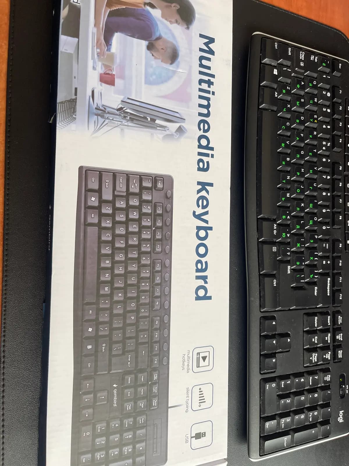 KEYBOARD MULTIMEDIA USB ENG/BLACK KB-UM-107 GEMBIRD