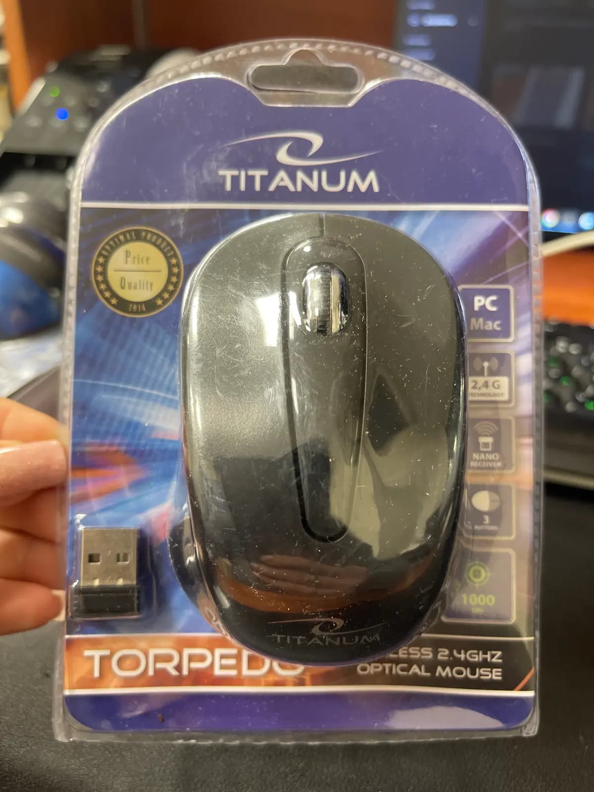 Esperanza MOUSE WIRELESS TM104K 1000 DPI, 2,4 ...